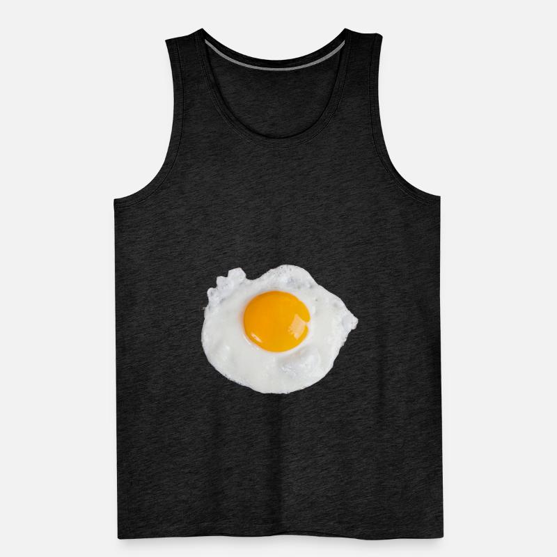 Egg Fried Egg Scrambled Eggs Breakfast Egg for Toast Men's Premium Organic Tank Top