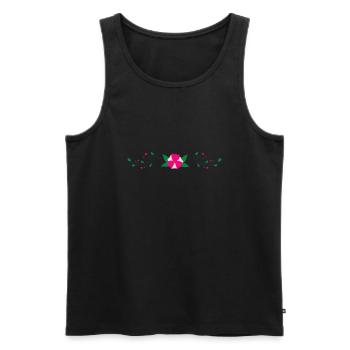 Flower Flower Plant - Débardeur bio Premium Homme - noir - Devant - Michal (187cm)