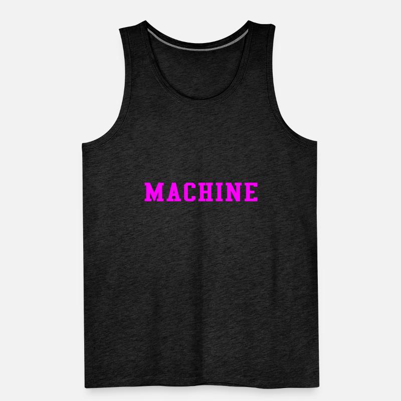 MACHINE (PINK) Débardeur bio Premium Homme
