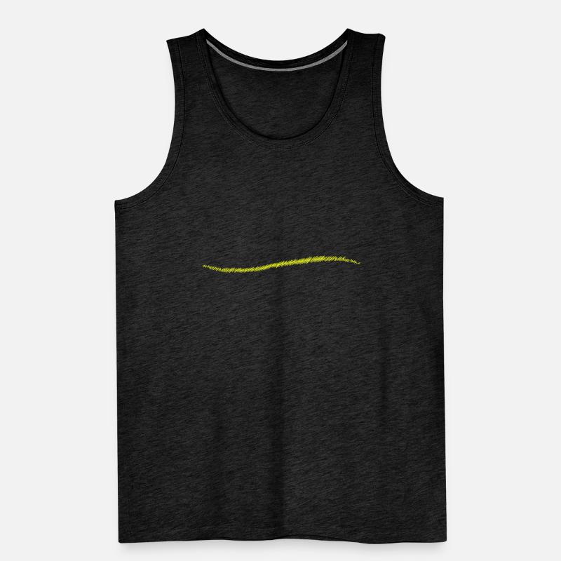 scribbled line | scribbled line Men's Premium Organic Tank Top