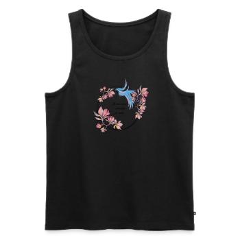 Magnolia - Débardeur bio Premium Homme - noir - Devant - Michal (187cm)