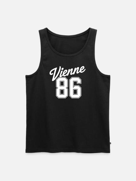 Vienne 86 - Débardeur bio Premium Homme - noir