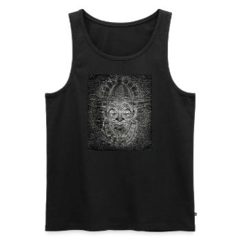 Jahrgang - Männer Premium Bio Tank Top - Schwarz - Vorne - Michal (187cm)
