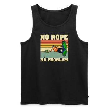 Water ski skilift Wakeboarder wakeboarding - Männer Premium Bio Tank Top - Schwarz - Vorne - Michal (187cm)