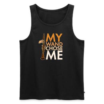 Clarinet Instrument Clarinetist Musicians - Männer Premium Bio Tank Top - Schwarz - Vorne - AI Model Male 178 light (178cm)