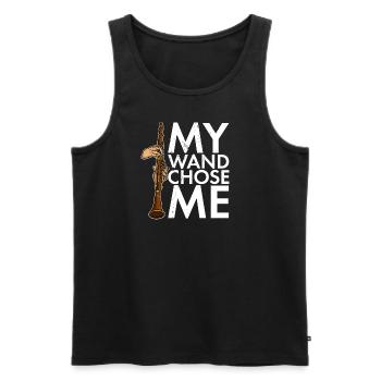 Clarinet Instrument Clarinetist Musicians - Männer Premium Bio Tank Top - Schwarz - Vorne - AI Model Male 178 light (178cm)