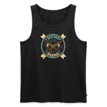 Clarinetist Clarinet Instrument Musicians - Männer Premium Bio Tank Top - Schwarz - Vorne - AI Model Male 178 light (178cm)