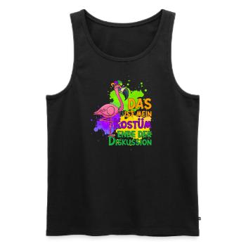 Das Ist Mein Kostüm Ende Der Diskussion - Männer Premium Bio Tank Top - Schwarz - Vorne - Michal (187cm)
