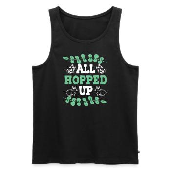 All Hopped Up - Männer Premium Bio Tank Top - Schwarz - Vorne - Michal (187cm)