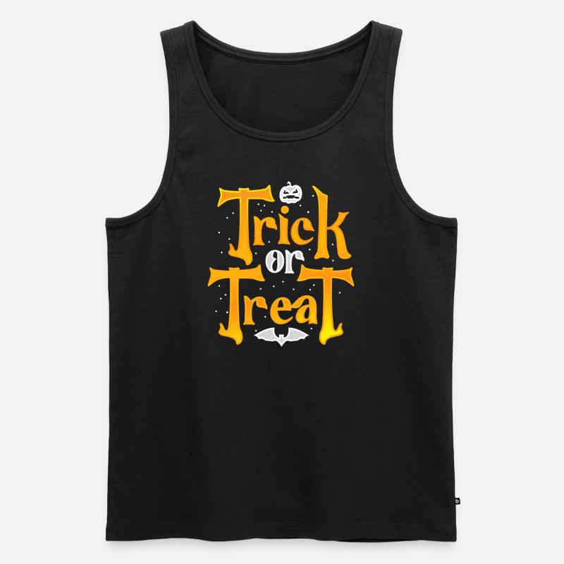 Süßes oder Saures - Männer Premium Bio Tank Top - Schwarz