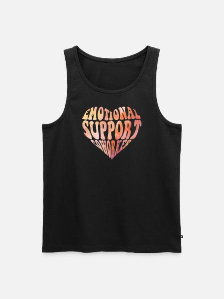 Emotional Support Coworker - Men's Premium Organic Tank Top - black
