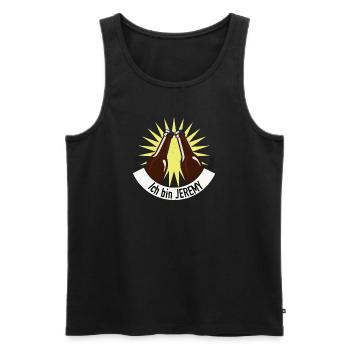 ich bin jeremy - Männer Premium Bio Tank Top - Schwarz - Vorne - Michal (187cm)