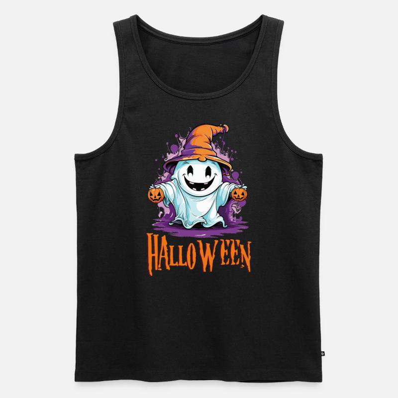 Halloween Ghost Ghost Funny - Débardeur bio Premium Homme - undefined
