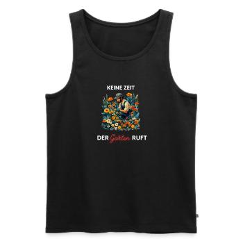 Gardener Hobby Gardener Garden Horticulture - Men's Premium Organic Tank Top - black - Front - Michal (187cm)