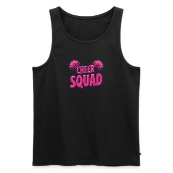 Cheerleading Cheer Squad Cheer Squad - Débardeur bio Premium Homme - noir - Devant - AI Model Male 178 light (178cm)
