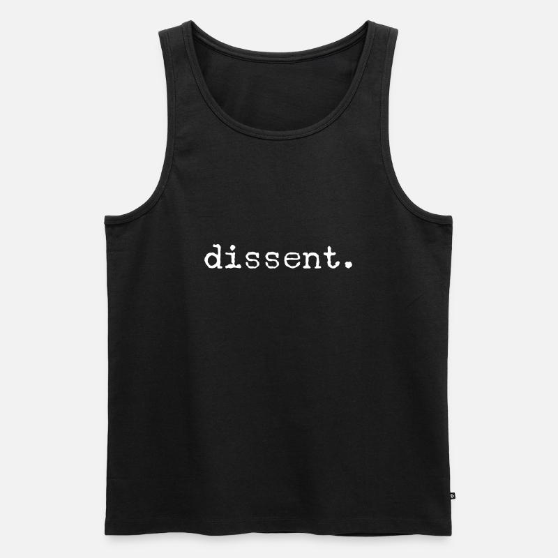 Dissens - Männer Premium Bio Tank Top - Schwarz