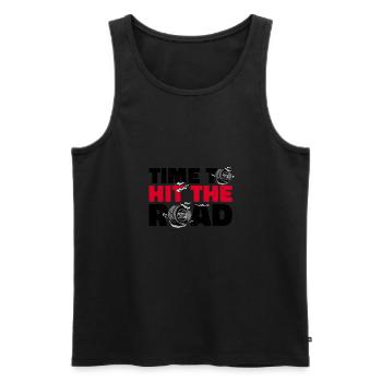 Kfz-Mechatroniker Autowerkstatt Werkstatt Auto - Männer Premium Bio Tank Top - Schwarz - Vorne - Michal (187cm)