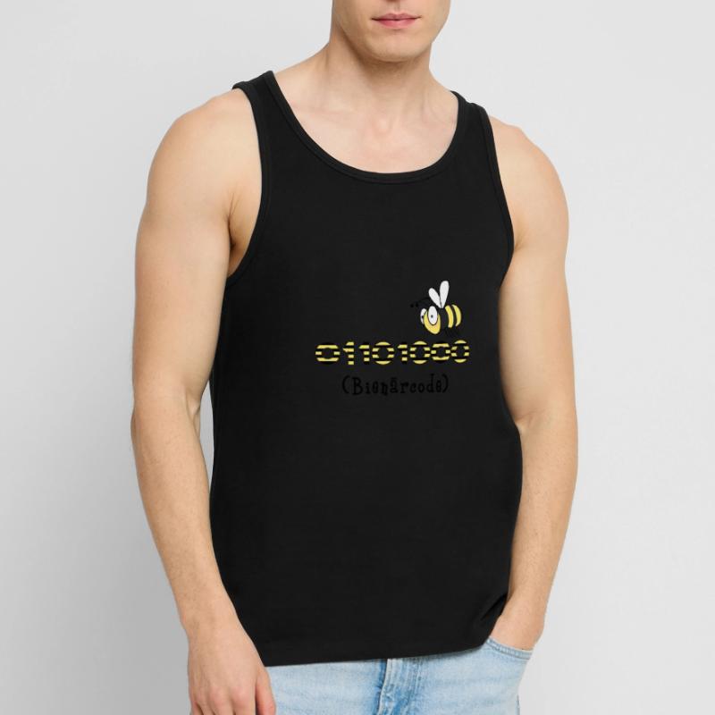 Binärcode Biene Code Informatik Geschenk Honig Männer Premium Bio Tank Top