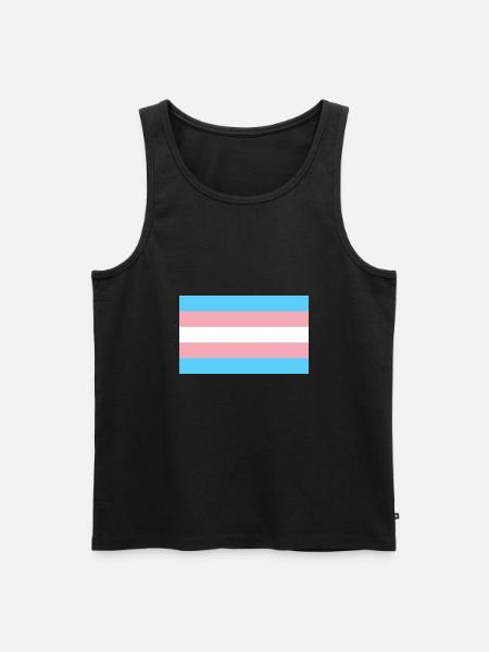 LGBT Transgender - Men's Premium Organic Tank Top - black