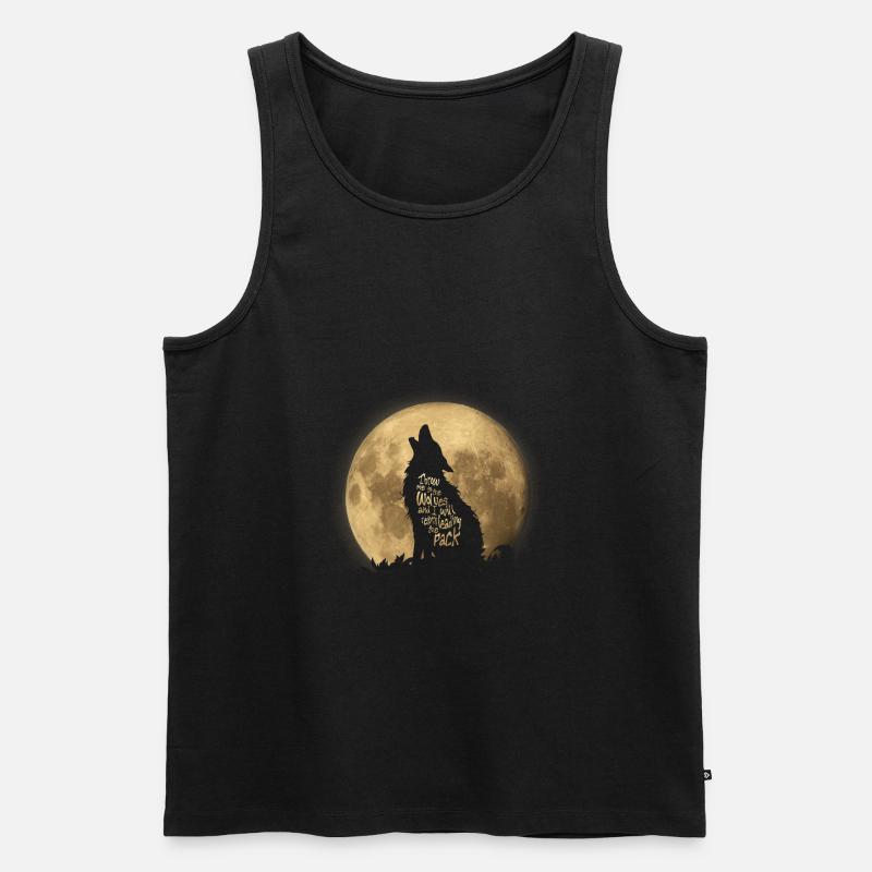 Throw me to the Wolves - Männer Premium Bio Tank Top - Schwarz