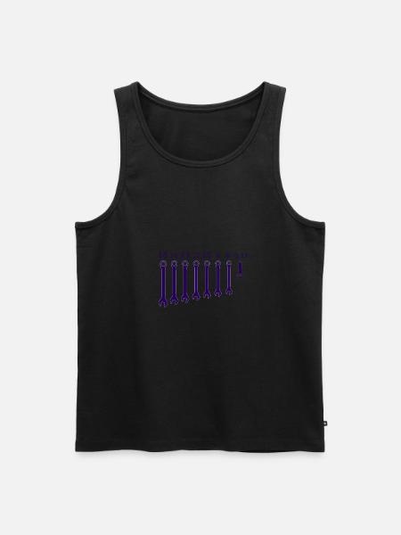 ENGLISH KEY OPENER - Men's Premium Organic Tank Top - black