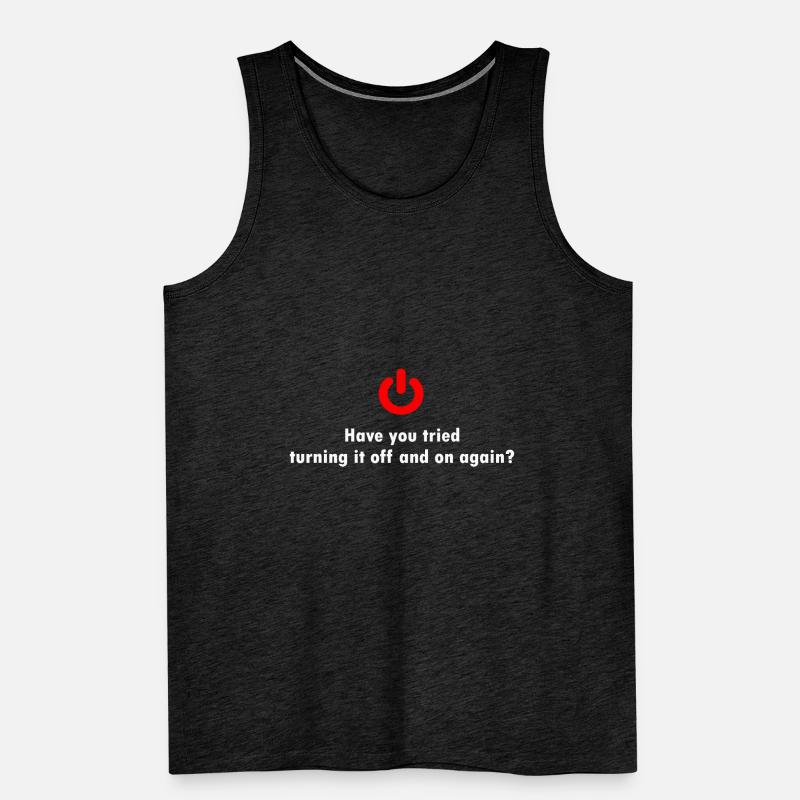 Technischer Support IT Techniker Technik Geschenk Männer Premium Bio Tank Top