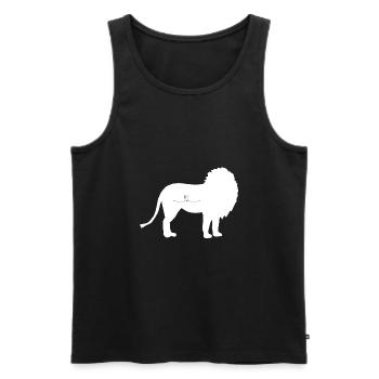 Fort comme un lion - Les gardiens d'Orbis - Débardeur bio Premium Homme - noir - Devant - AI Model Male 178 light (178cm)
