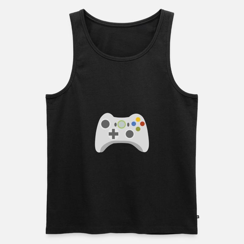 Random 002 Controller - Männer Premium Bio Tank Top - Schwarz