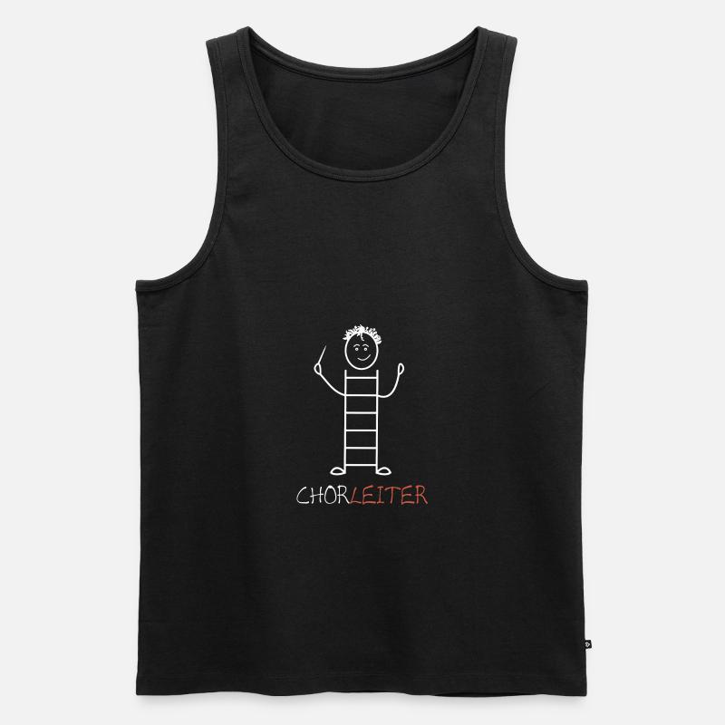 Chorleiter - Männer Premium Bio Tank Top - Schwarz