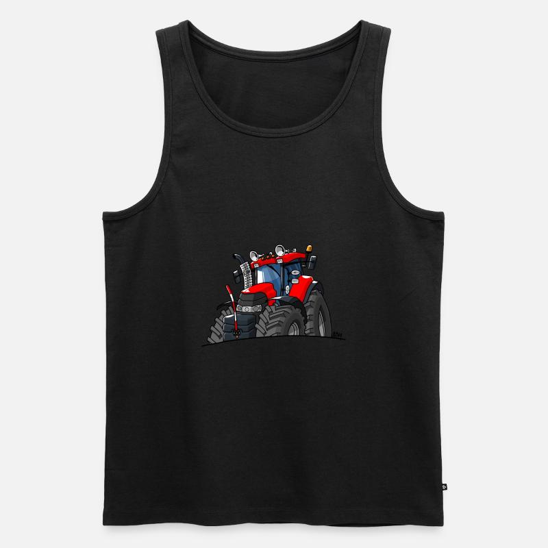 0844 CIH - Männer Premium Bio Tank Top - Schwarz