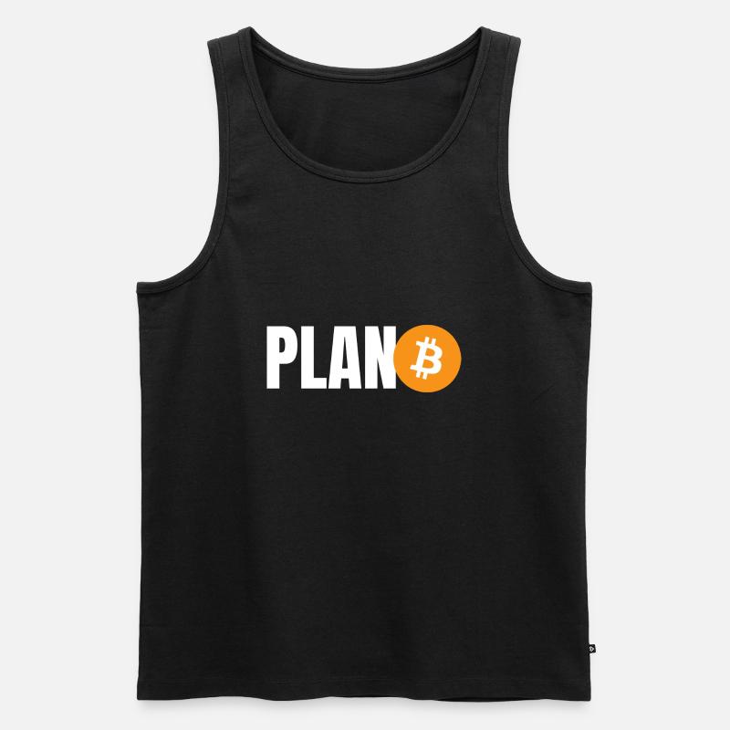 Plan B Bitcoin BTC - Débardeur bio Premium Homme - noir