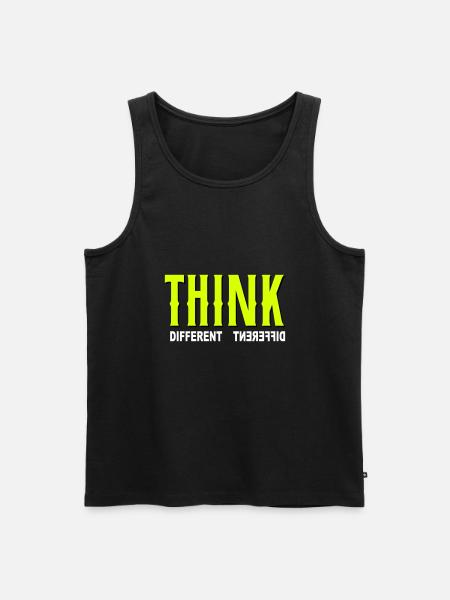 Think different - Men's Premium Organic Tank Top -