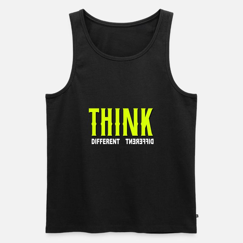 Denken Sie anders - Männer Premium Bio Tank Top - undefined
