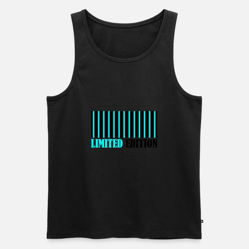 Barcode Limited Edition - Männer Premium Bio Tank Top - Schwarz
