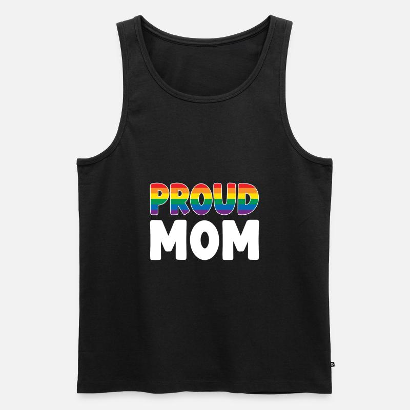 Stolze Mutter LGBT - Männer Premium Bio Tank Top - Schwarz