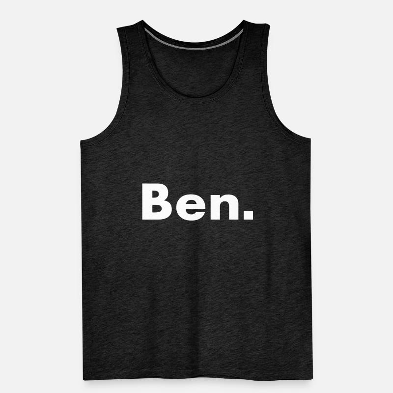 Ben - Name - Scripture - Benedict - Benjamin Men's Premium Organic Tank Top