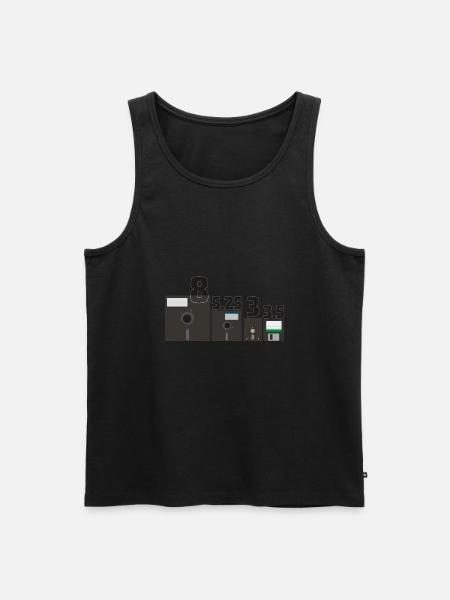 Ensemble des disques disquettes (3) - Débardeur bio Premium Homme - noir