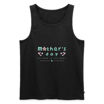 Mother’s Day - Débardeur bio Premium Homme - noir - Devant - Michal (187cm)