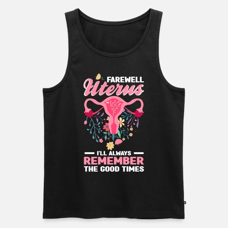 Gebärmutterentfernung - Männer Premium Bio Tank Top - Schwarz