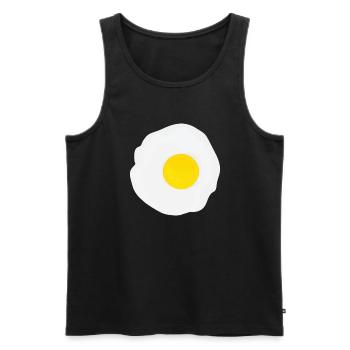 Spiegeleier Kostüm Karneval Faschingskostüm Eier - Männer Premium Bio Tank Top - Schwarz - Vorne - Michal (187cm)