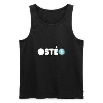 Osteo oder Osteopath - besonderes Osteogeschenk - Männer Premium Bio Tank Top - Schwarz - Vorne - AI Model Male 178 light (178cm)