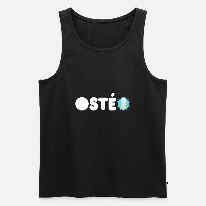Osteo oder Osteopath - besonderes Osteogeschenk - Männer Premium Bio Tank Top - Schwarz