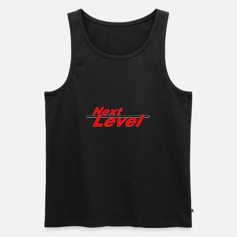 NextLevel - Männer Premium Bio Tank Top - Schwarz