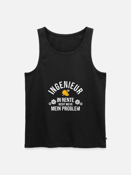 Ingenieur Student - Männer Premium Bio Tank Top - Schwarz