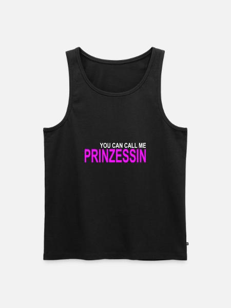 Appelez-moi Princesse - Débardeur bio Premium Homme - noir