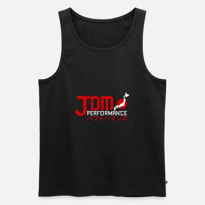JDM Performance Tuning - Männer Premium Bio Tank Top - Schwarz