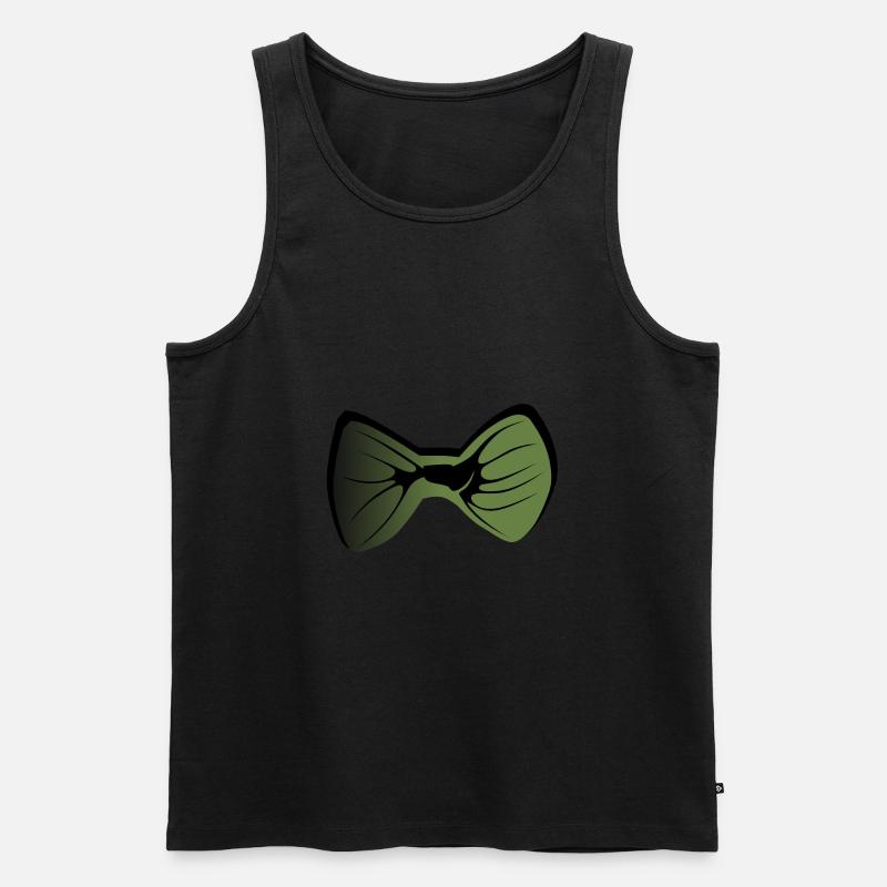 Fliege 2604 i - Männer Premium Bio Tank Top - Schwarz
