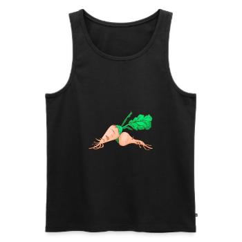 Zuckerrüben Zucker Rüben - Männer Premium Bio Tank Top - Schwarz - Vorne - AI Model Male 178 light (178cm)