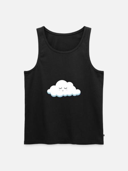 sleeping cloud - Men's Premium Organic Tank Top - black