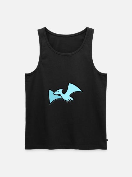 Cute Dino - Men's Premium Organic Tank Top - black